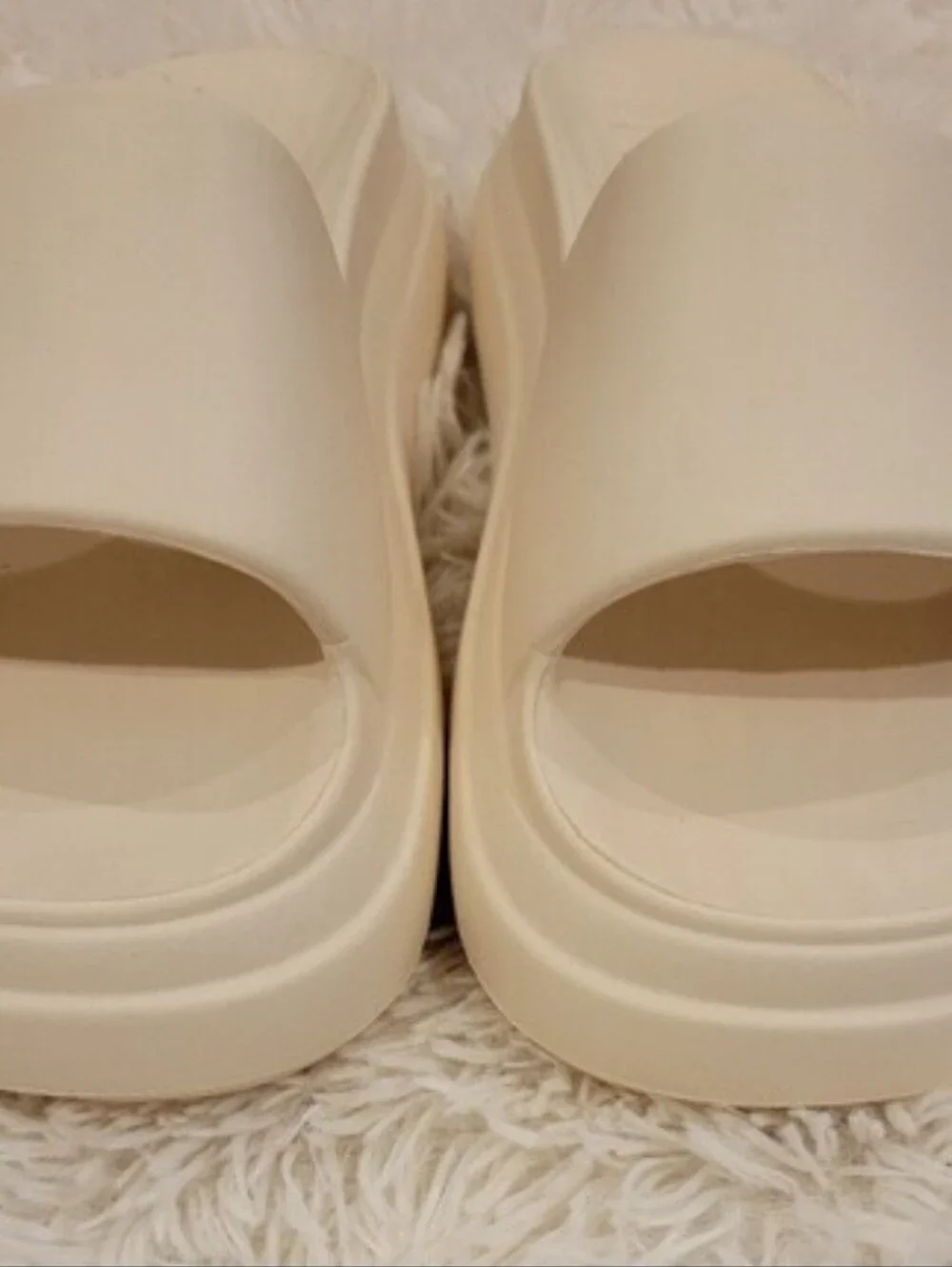 Billabong Off-White Slide Sandals